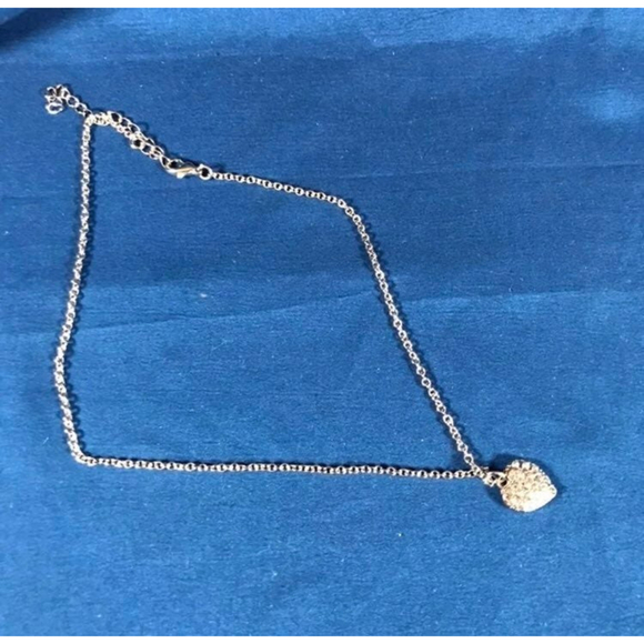 Kids Heart and Rhinestone Fashion Neckla - Picture 4 of 4